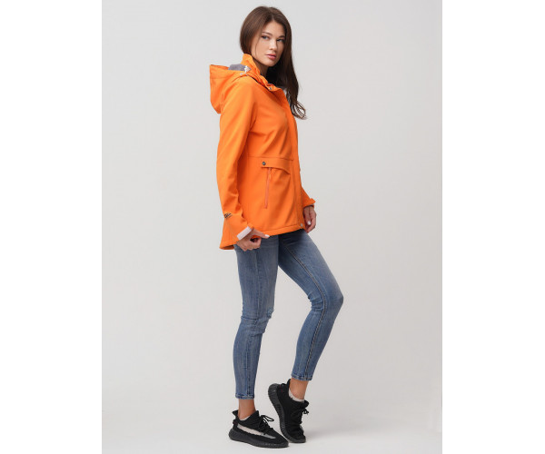 Ветровка  женская оранжевого цвета 2032O