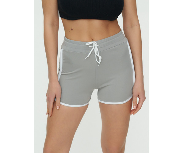 Спортивные шорты женские серого цвета 3010Sr