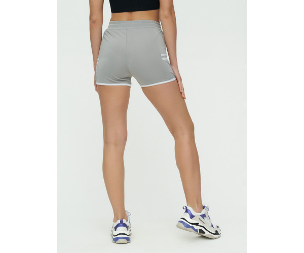 Спортивные шорты женские серого цвета 3010Sr