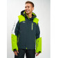 Горнолыжная куртка мужская зеленого цвета 77018Z
