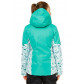 Куртка горнолыжная женская зеленого цвета 17122Z