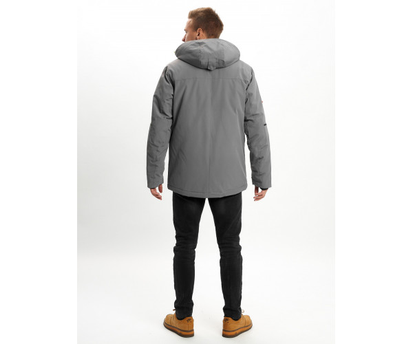 Молодежная зимняя куртка мужская хаки цвета 2159Sr