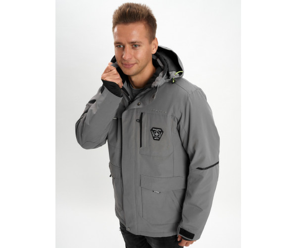 Молодежная зимняя куртка мужская хаки цвета 2159Sr