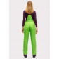 Женские зимние горнолыжные брюки салатового цвета 905Sl