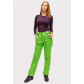 Женские зимние горнолыжные брюки салатового цвета 905Sl
