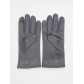 Классические перчатки зимние мужские серого цвета 603Sr