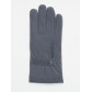 Классические перчатки зимние мужские серого цвета 603Sr