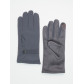 Классические перчатки зимние мужские серого цвета 603Sr