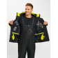 Горнолыжный костюм мужской желтого цвета 077018J