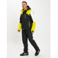 Горнолыжный костюм мужской желтого цвета 077018J