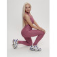 Комбинезон для фитнеса женский розового цвета 2005R