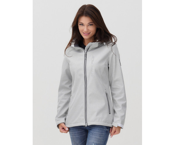 Ветровка  женская светло-серый цвета 2031SS