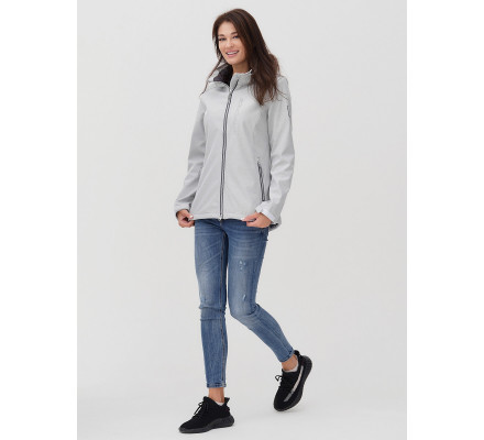 Ветровка  женская светло-серый цвета 2031SS