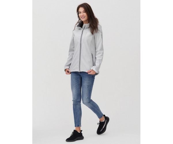 Ветровка  женская светло-серый цвета 2031SS