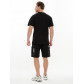 Костюм шорты и футболка черного цвета 9183Ch