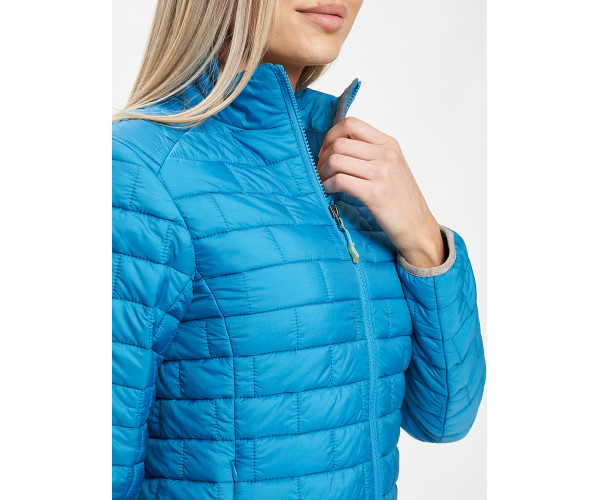 Стеганная куртка синего цвета 33310S