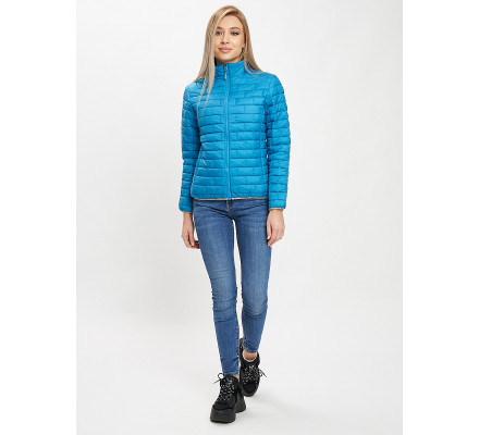 Стеганная куртка синего цвета 33310S