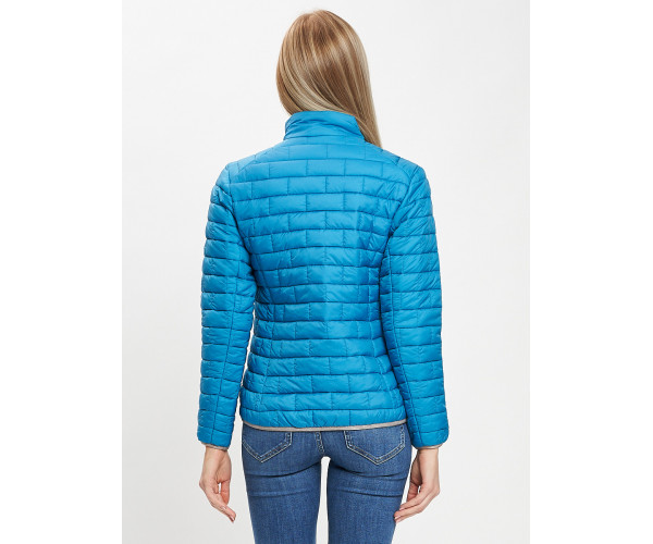 Стеганная куртка синего цвета 33310S