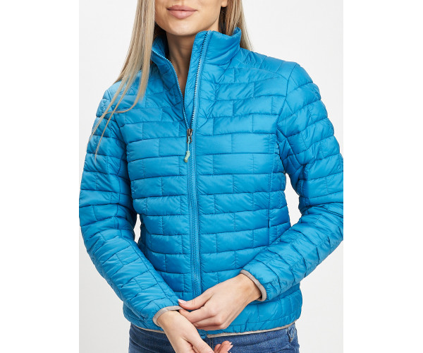 Стеганная куртка синего цвета 33310S