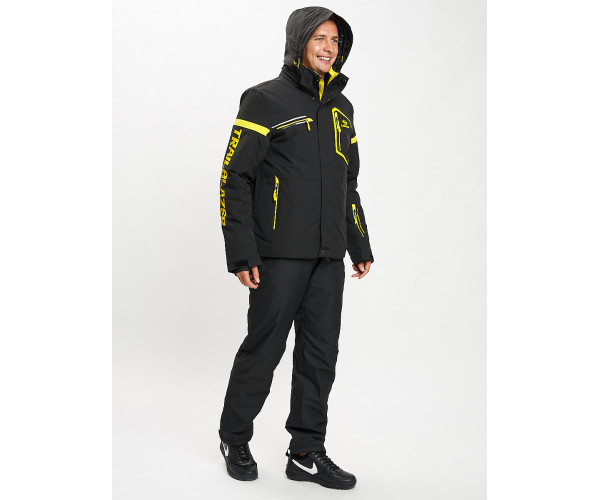 Горнолыжный костюм мужской черного цвета 077014Ch