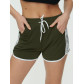 Спортивные шорты женские хаки цвета 3008Kh