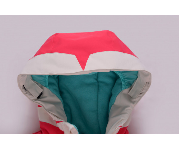 Горнолыжный костюм детский Valianly красного цвета 9006Kr