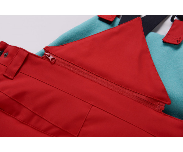 Горнолыжный костюм детский Valianly красного цвета 9006Kr