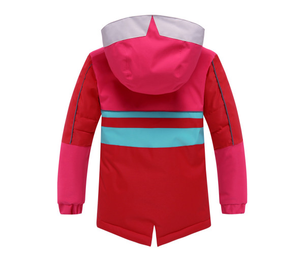 Горнолыжный костюм детский Valianly красного цвета 9006Kr