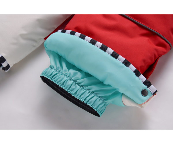 Горнолыжный костюм детский Valianly красного цвета 9006Kr