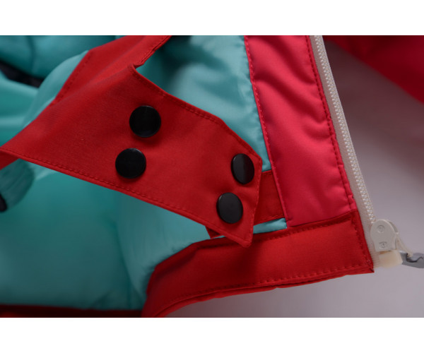 Горнолыжный костюм детский Valianly красного цвета 9006Kr