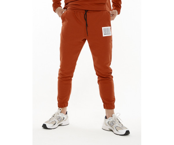 Спортивный костюм анорак оранжевого цвета 9155O