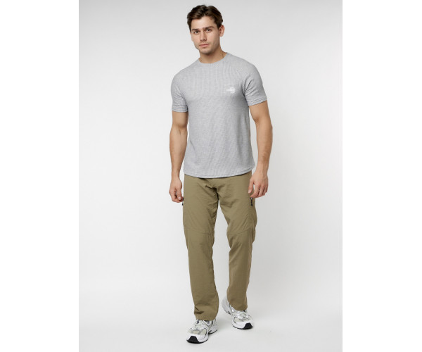 Футболка в полоску серого цвета 221030Sr