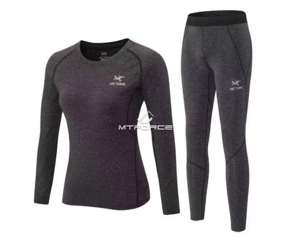 Женский всесезонный термобелье темно-серого цвета 3478TC