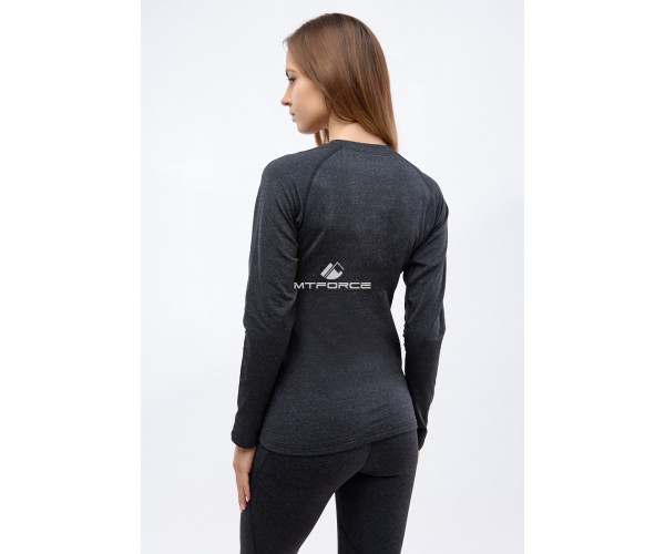 Женский всесезонный термобелье темно-серого цвета 3478TC