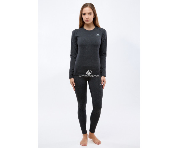 Женский всесезонный термобелье темно-серого цвета 3478TC