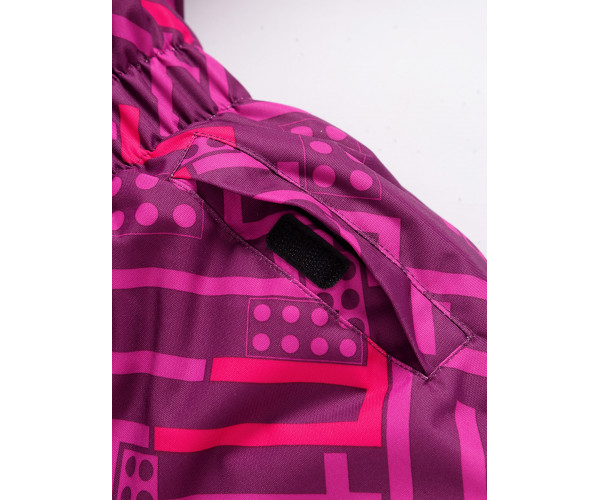 Детский зимний комбинезон фиолетового цвета 9026F