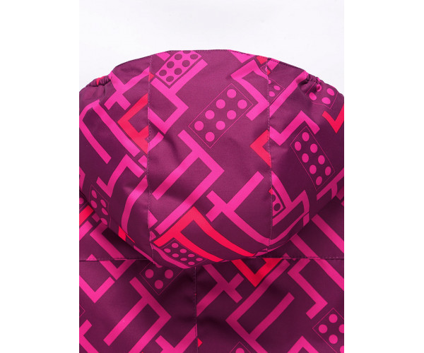 Детский зимний комбинезон фиолетового цвета 9026F