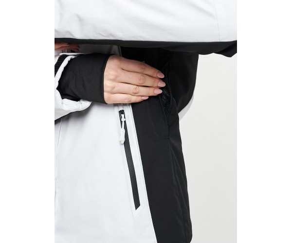 Горнолыжный костюм женский белого цвета 077034Bl