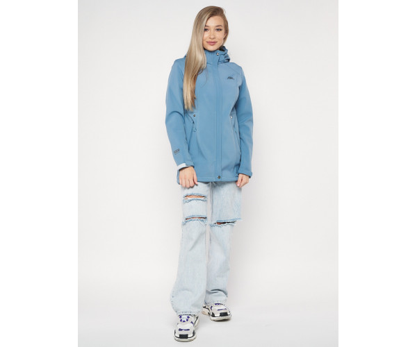 Ветровка женская  синего цвета 20371S