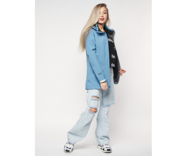 Ветровка женская  синего цвета 20371S