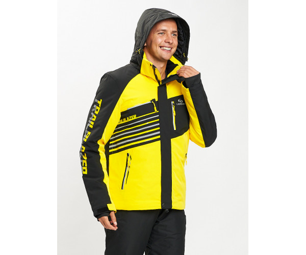 Горнолыжная куртка мужская желтого цвета 77012J
