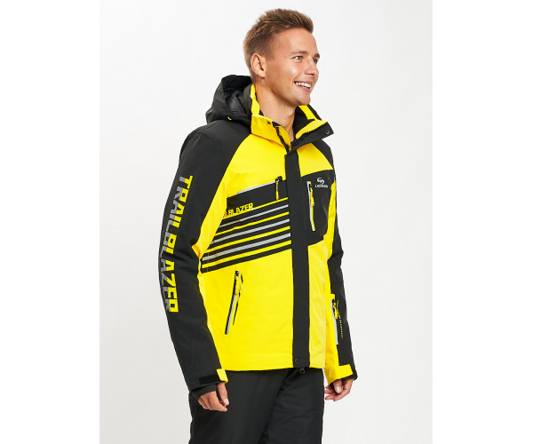 Горнолыжная куртка мужская желтого цвета 77012J