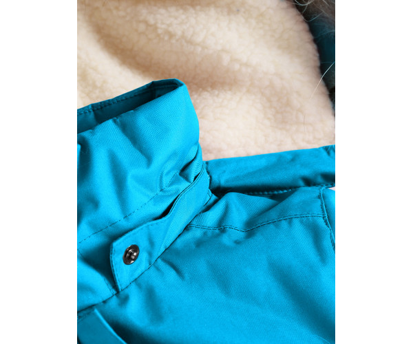 Парка зимняя Valianly для девочки голубого цвета 9034Gl