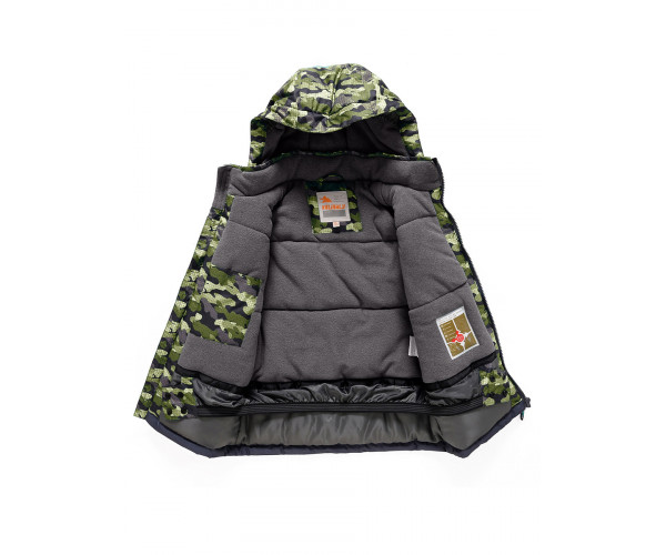 Горнолыжный костюм Valianly для мальчика хаки цвета 9015Kh