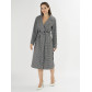 Пальто демисезонное серого цвета 42122Sr