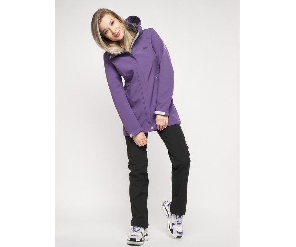 Костюм женский  фиолетового цвета 020371F