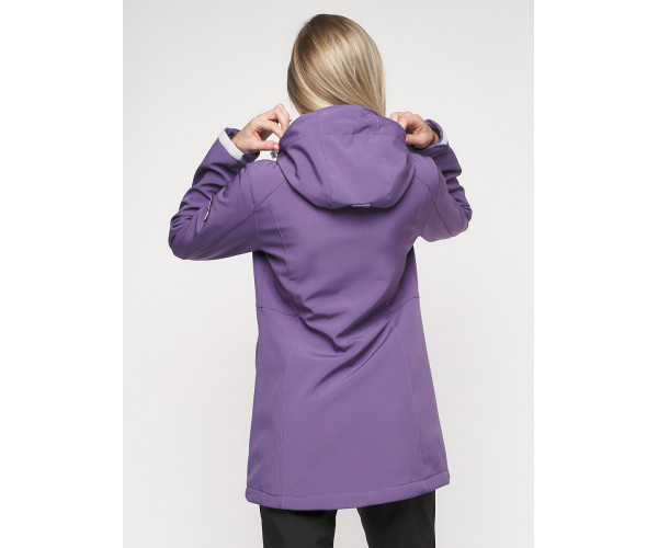 Костюм женский  фиолетового цвета 020371F