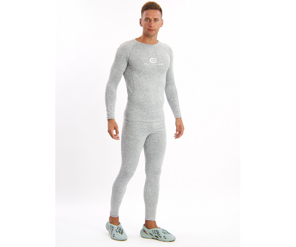 Термобелье мужское светло-серого цвета 2206SS