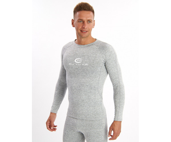 Термобелье мужское светло-серого цвета 2206SS