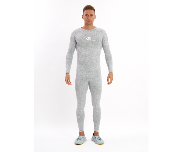 Термобелье мужское светло-серого цвета 2206SS
